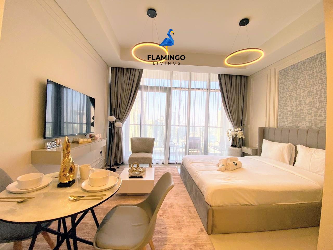 Ramadan Offer - Luxury Studio Apartment - High Floor - Water View