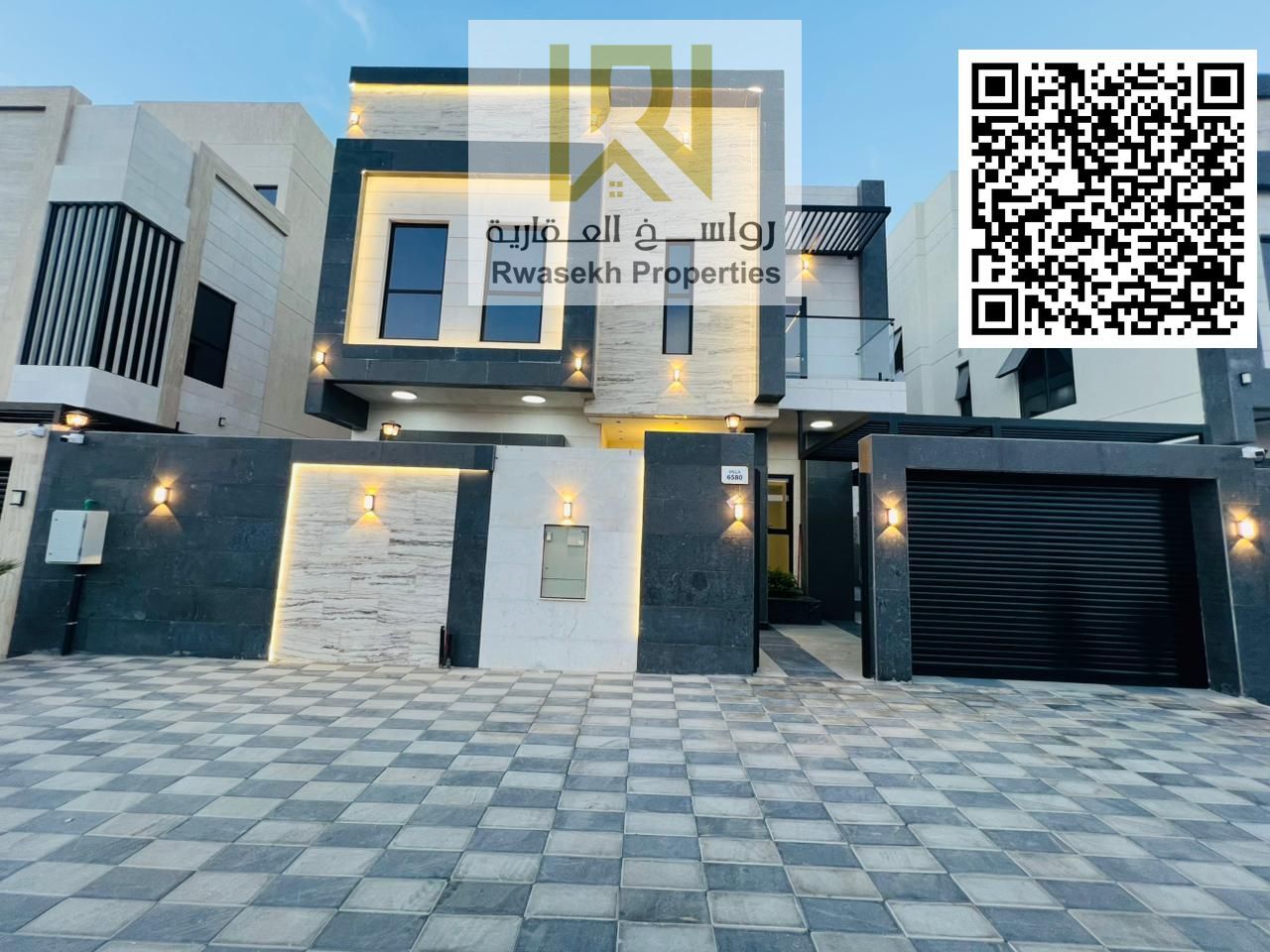 [15:10, 11/4/2025] I am Emirati: Villa for Sale Ground floor + 2 floors + large yard + underground water tank + carport + swimming pool + fen