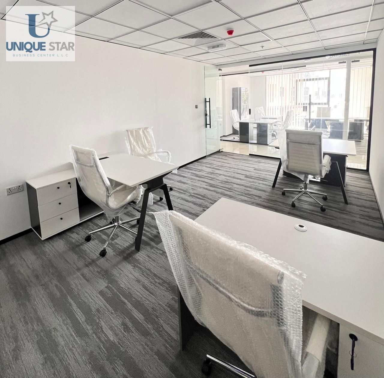 Fully Furnished Office-All Inclusive-DEWA, WIFI, Refreshments, Conference Room