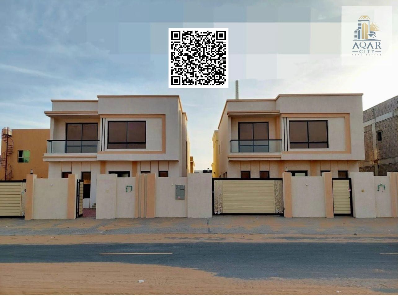**A strategic location near all services including water, electricity and air conditioning + courtyards and a large area **Easy access to main roads** (for all services) **A quiet and family neighborhood that provides privacy and comfort**