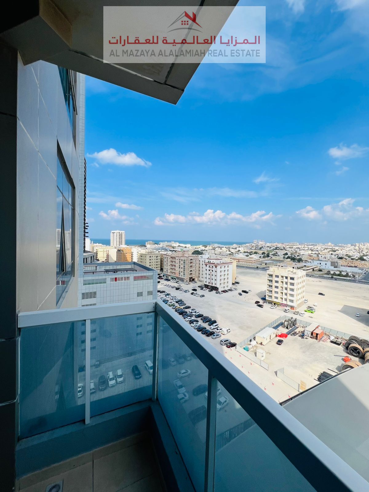 For rent monthly - fully furnished room apartment - Sharjah - Al Khan - with internet