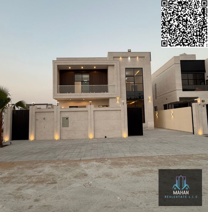 Modern vip villa for sale in Ajman 5 master bedroom hall majlis