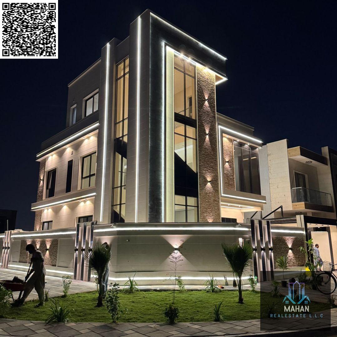 For Sale: Modern Corner Villa with 10m Setback in Al Yasmeen, Ajman
