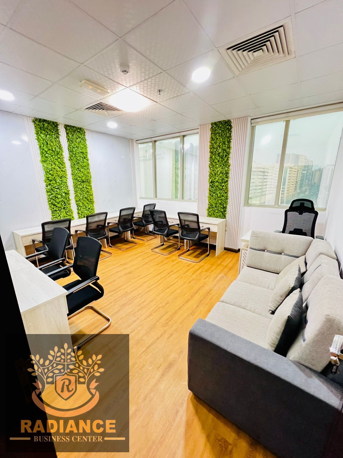 Fully furnished offices from 1900 aed monthly/ Ejari from 1800 aed.