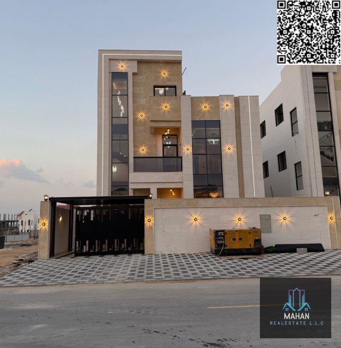 Villa for sale in Ajman Al helio 2 5 master bedroom hall majlis and maid room