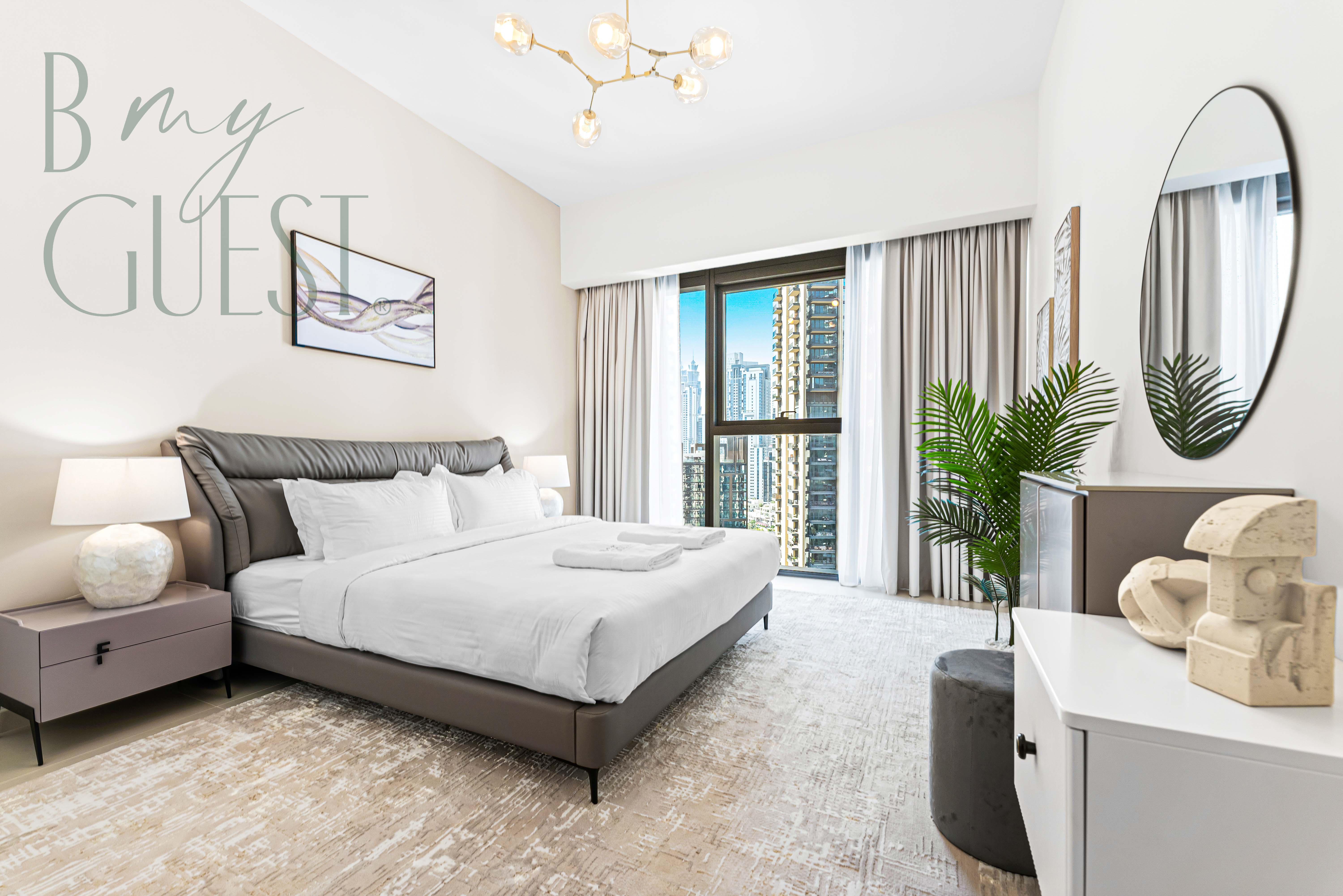 Stately 2BR Living in The ACT Tower Downtown Dubai