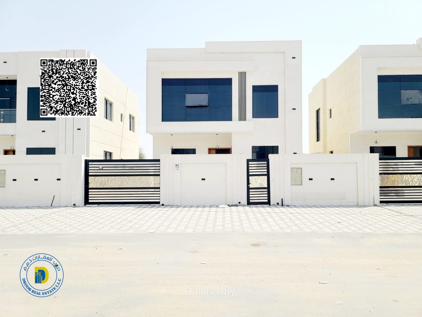 A fantastic price for a 3-bedroom villa in Al-Helio 2 area, including registration fees. Super deluxe finishing, freehold, and bank financing .