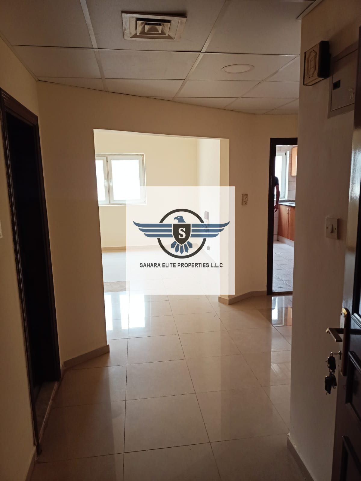 2BHK two bathroom one big hall in balcouny rent just 42k near Al Nahda park