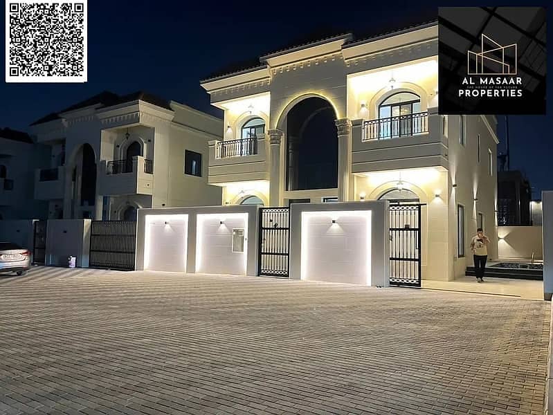 Own your dream villa, a classic design with 5 master bedrooms, at a price that includes registration and ownership fees, with a swimming pool, directl