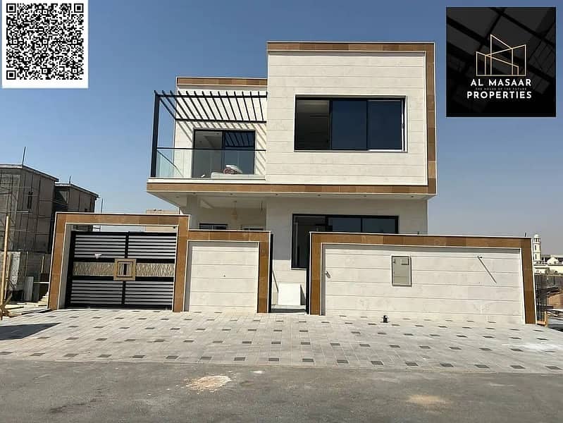 Villa for sale in Al Yasmin, directly behind the park and services, at a great price including registration fees.