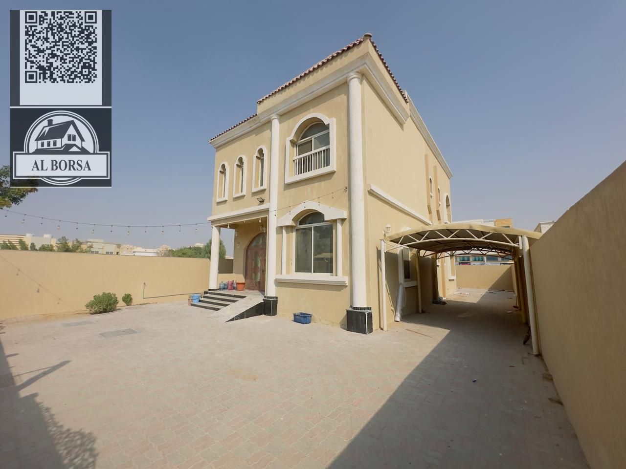 For sale a villa directly from the owner in Rawdah 1 area with electricity, water and air conditioning, excellent location