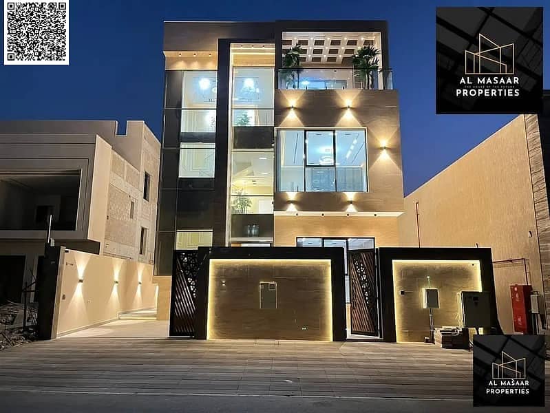 Luxury villa for sale, modern design, including registration, ownership, electricity, and water fees, with bank financing available.