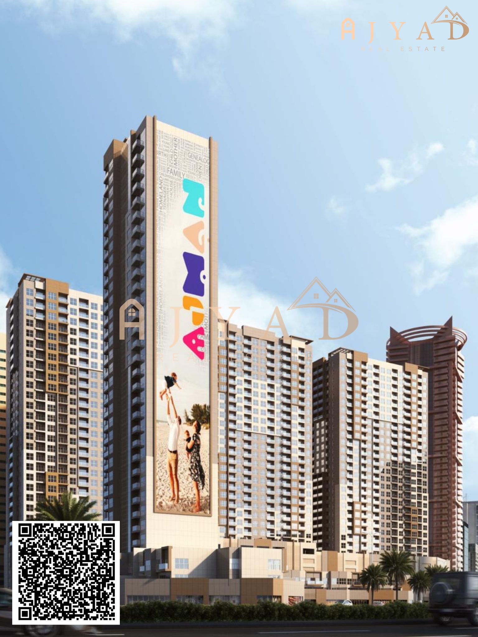 Studio Apartment for Sale in Tower B3 | Prime Location | Easy Monthly Installments | High ROI