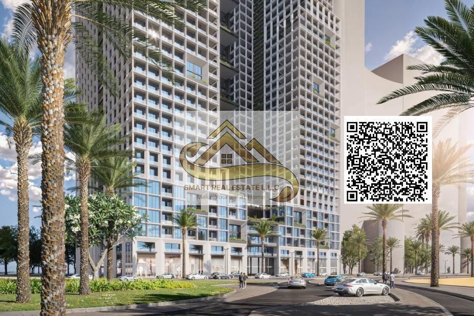 a luxury theree bed rooms and a hall big size for sale In the most luxurious towers of Ajman mawjan tower swithe ther batherooms andseperate kitchen
