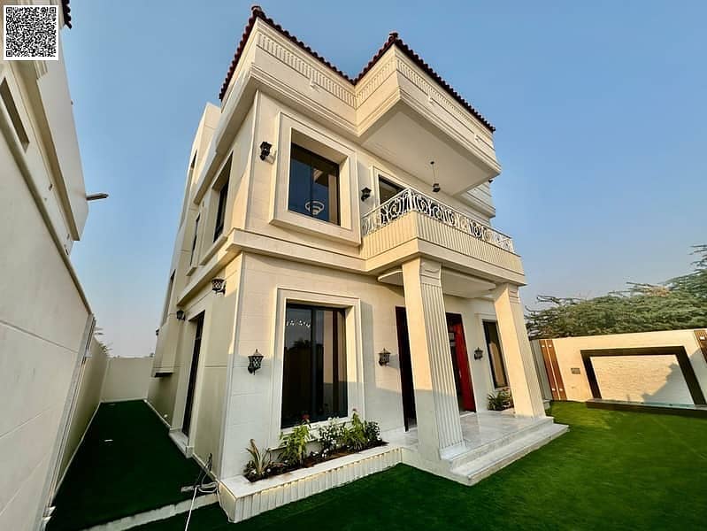 Including registration fees, a fantastic investment opportunity in Ajman – a ready-to-move-in luxury villa.