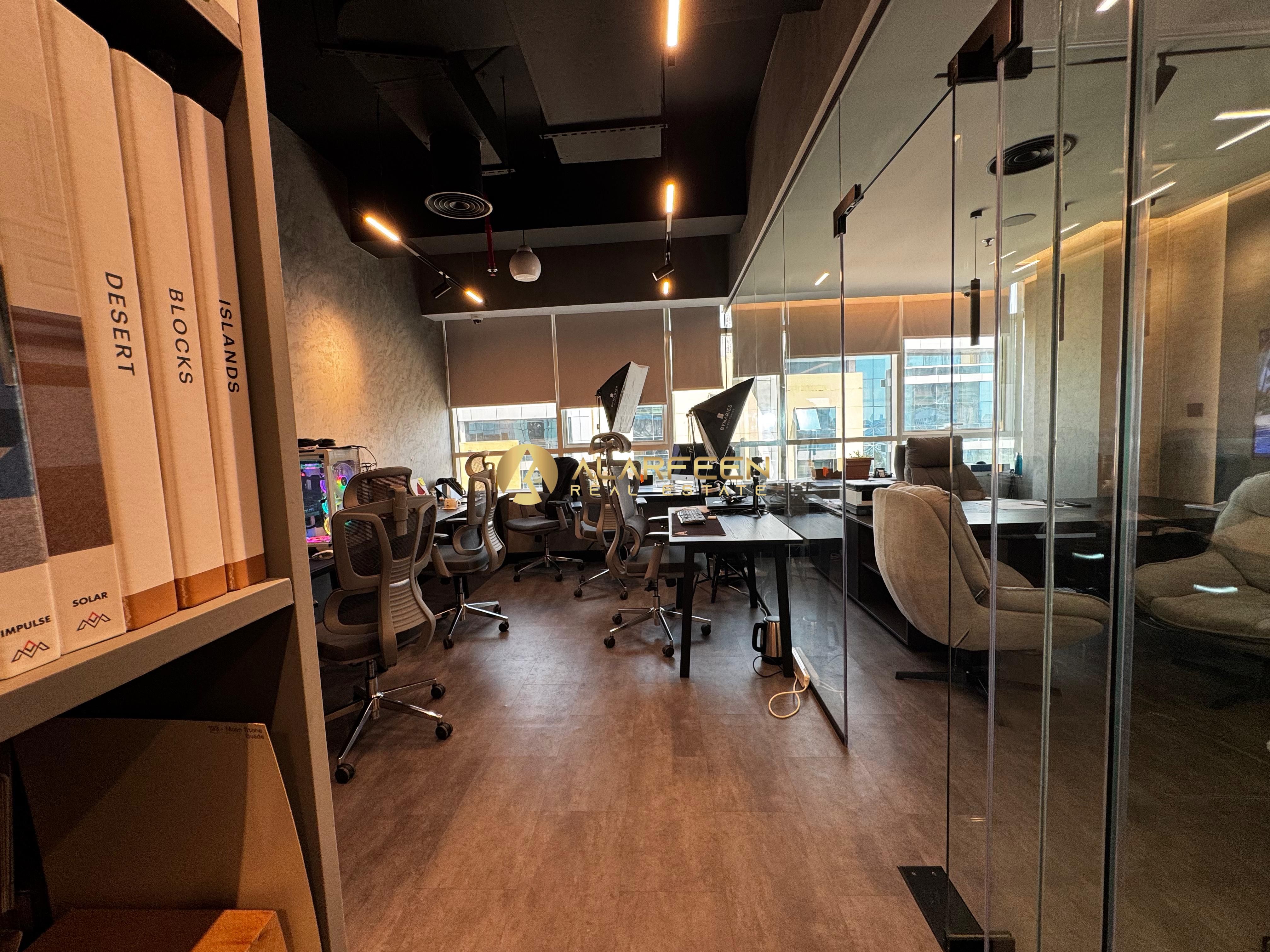 Fully Fitted Office | Prime Location | 200k key money
