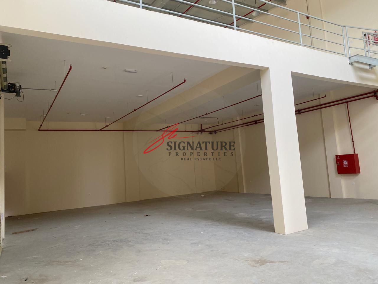 Brand New 3761 Sqft with Mezzanine Warehouse for rent 3 Phase Electricity 50 KVA in Jurf Industrial Area 1 Ajman