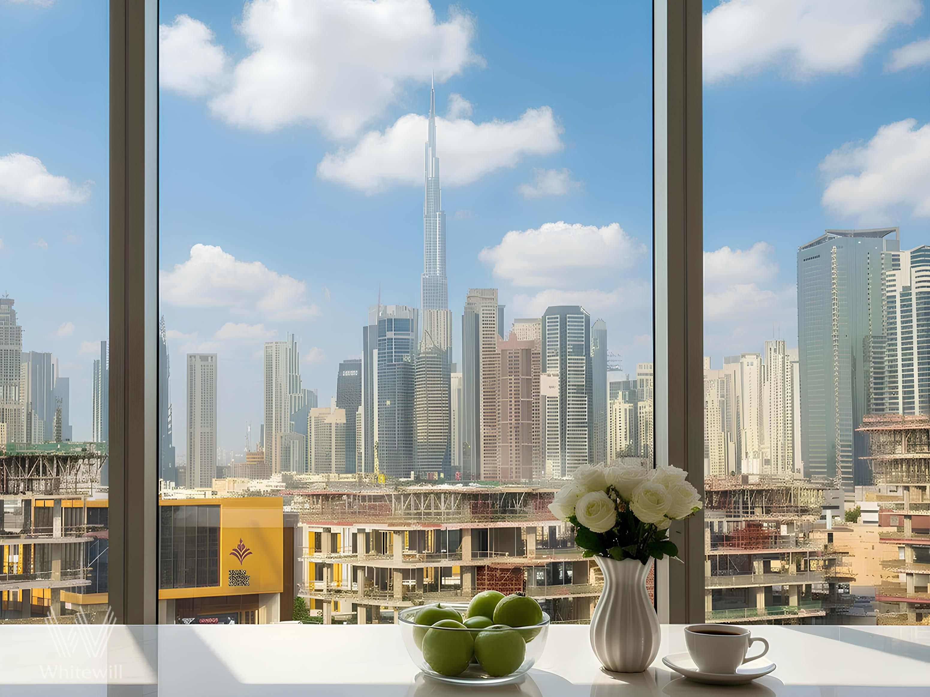 Burj Khalifa and Canal View | High Floor | Vacant