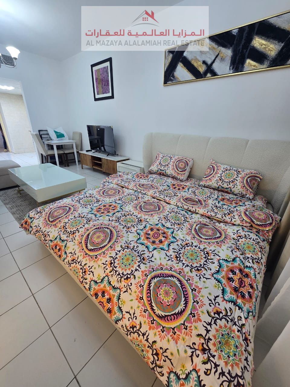 For Rent Monthly Furnished studio in Al Taawoun , Sharjah