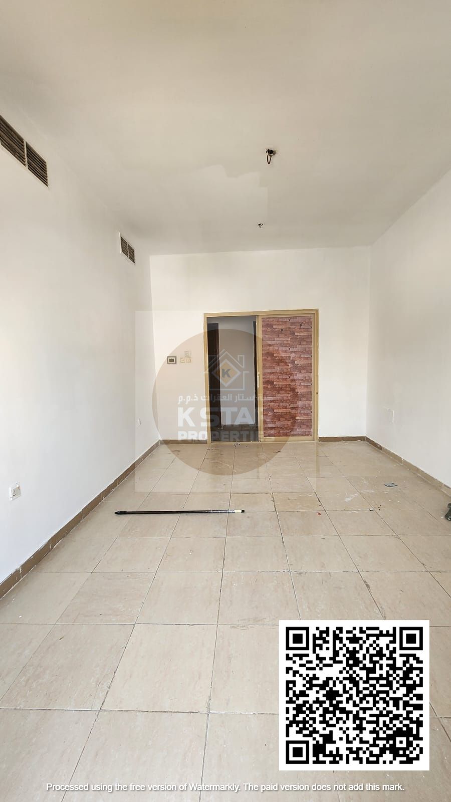 TWO BEDROOM HALL FLAT IN WELL MAINTAINED CENTRAL AC BUILDING NEAR AJMAN COURT HAMIDIAH AREA AJMAN