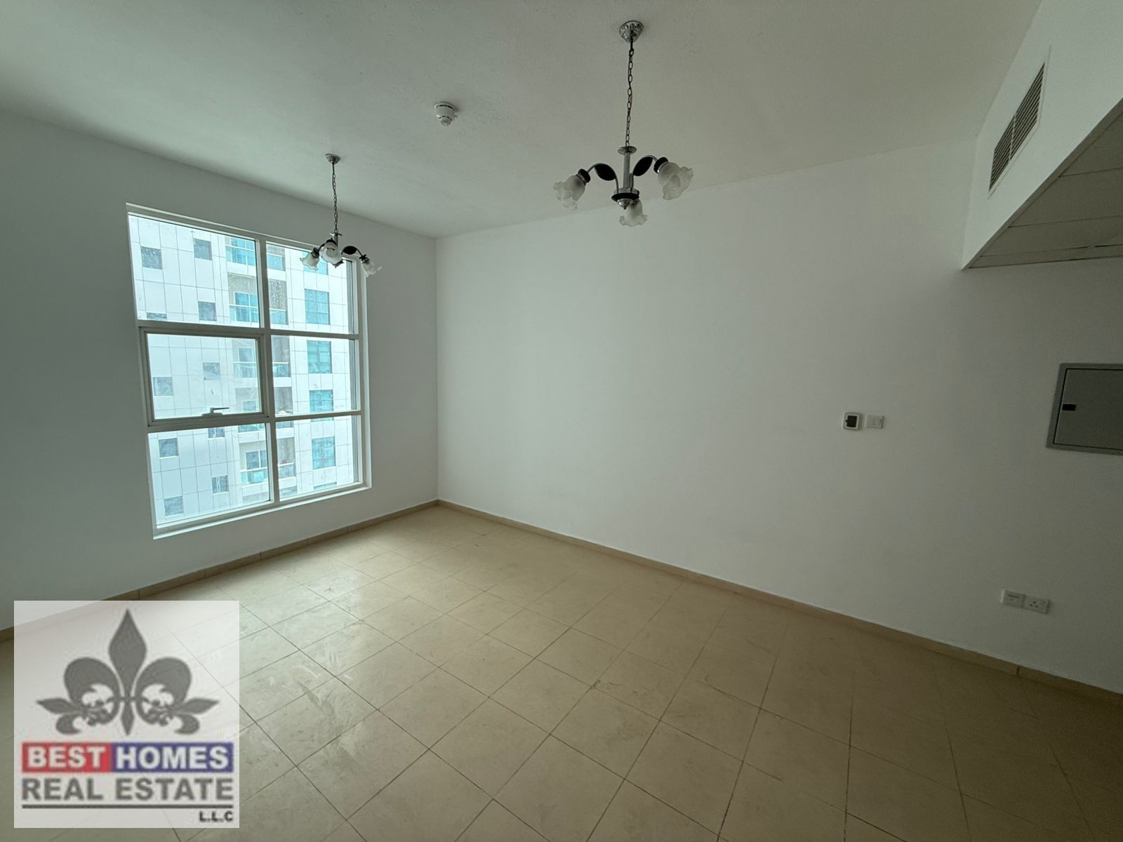 Empty 1 bhk apartment for sale with parking