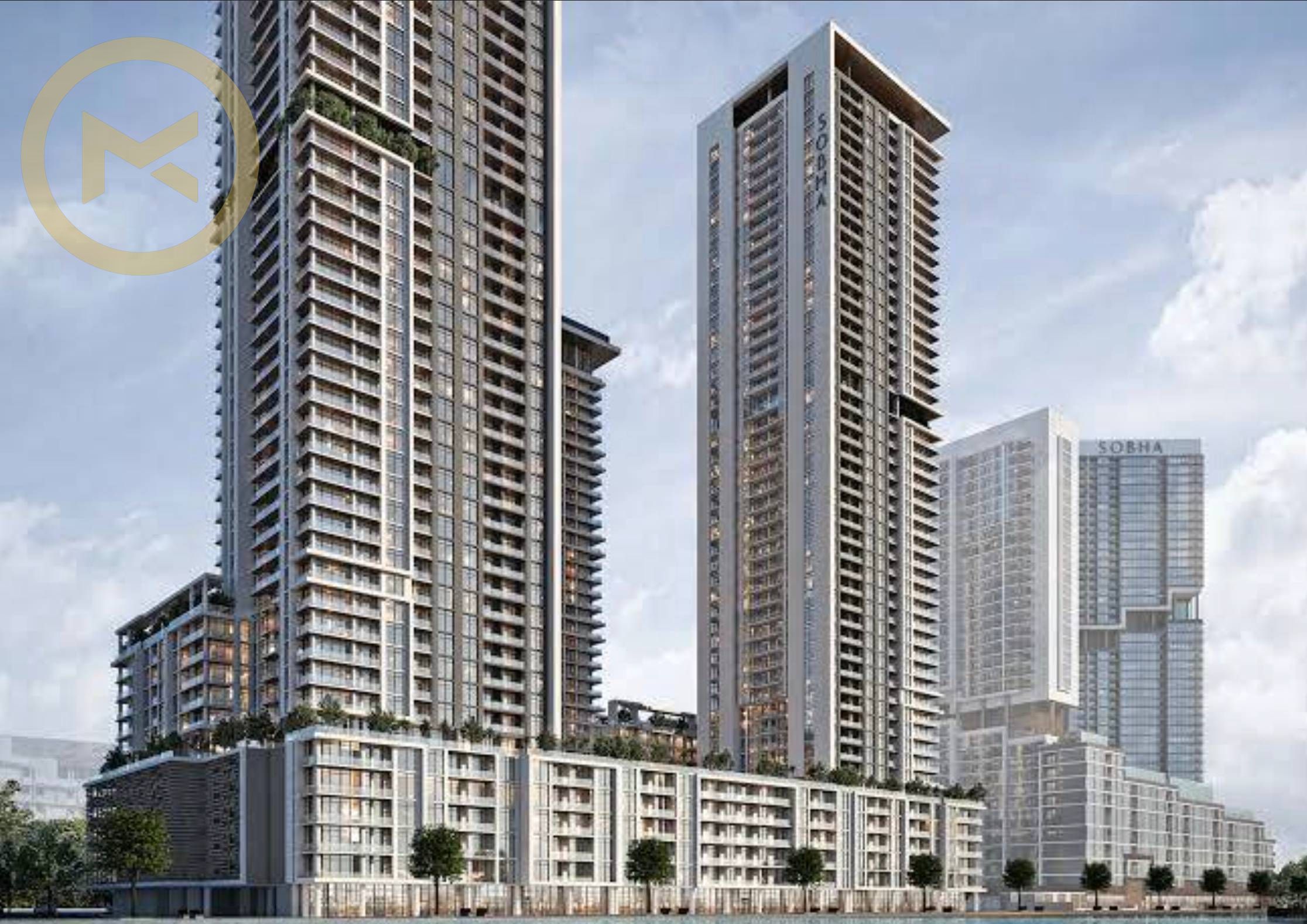 Luxurious 4-Bedroom Apartment | Crest Grande, Sobha Hartland | Lagoon & Skyline Views