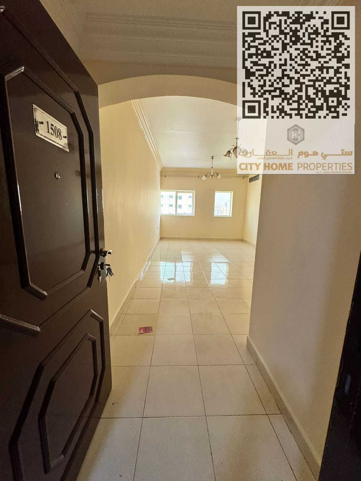 2BHK apartment with a large area in a family building located in Al Nuaimiya, a prime and peaceful area close to all services.