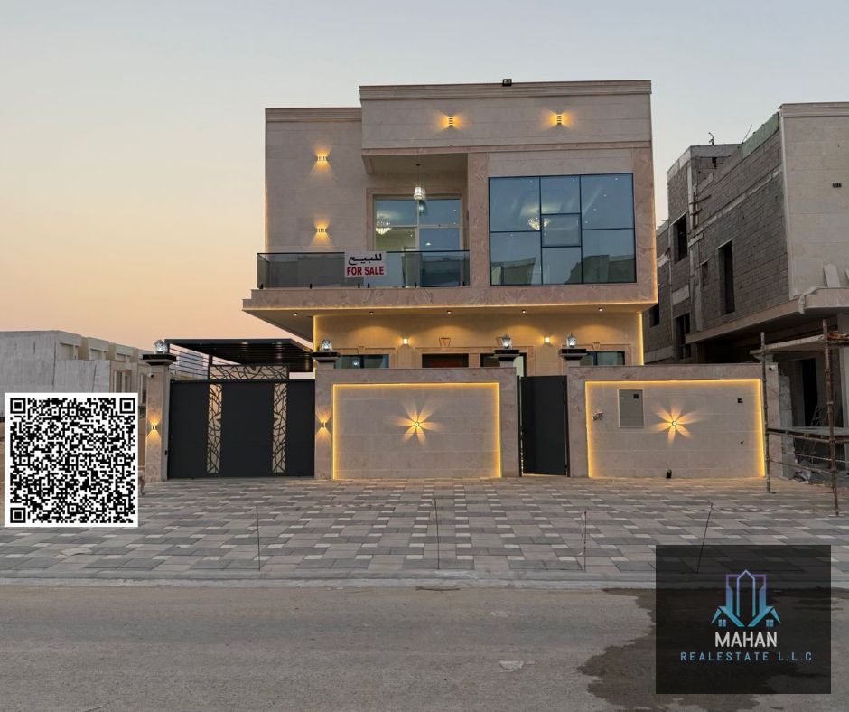 Luxury G+1 Villa with Roof & BBQ Area for Sale in Helio 2, Ajman – Prime Location