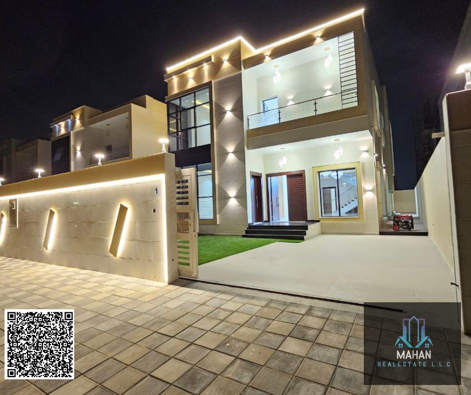 Luxury G+2 Villa with Roof Access for Sale in Ajman Helio 2 | 6 Master Bedrooms | Prime Location