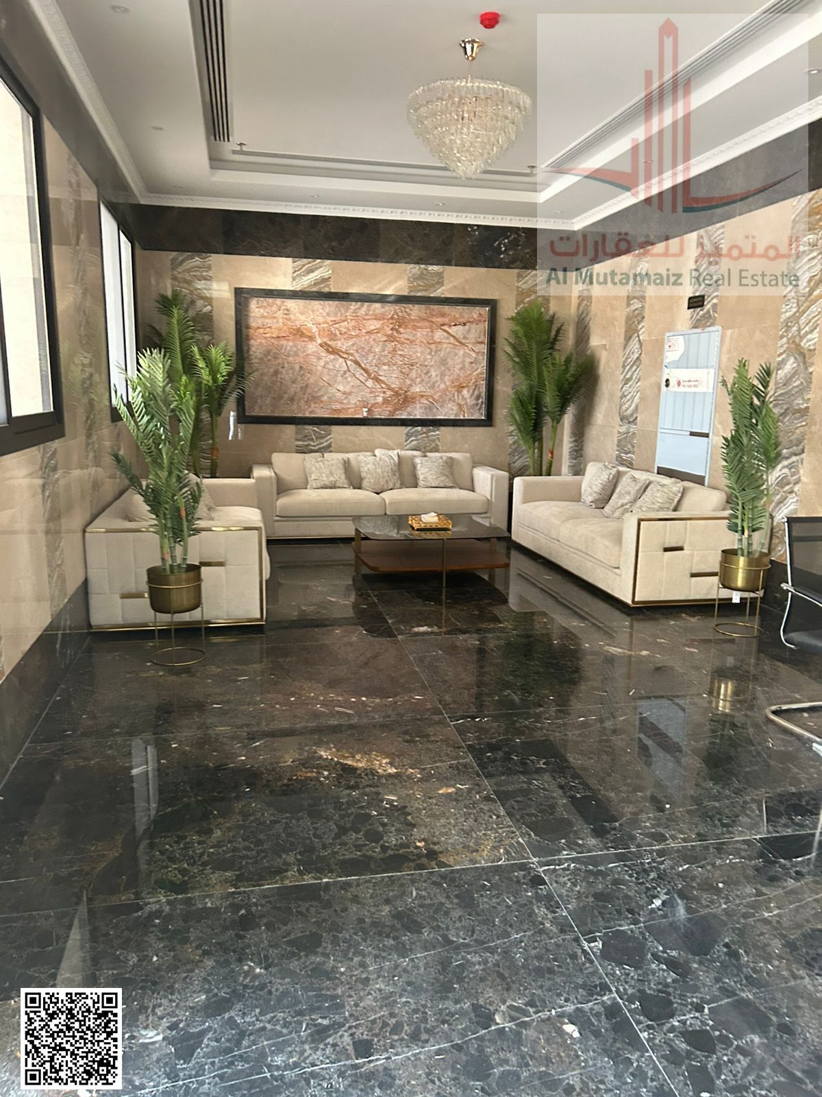 For sale in Ajman, a residential/commercial building in Al Jurf Industrial Area, 3 floors (G+6), with an area of 13,455 sq ft. Asking 25000000,