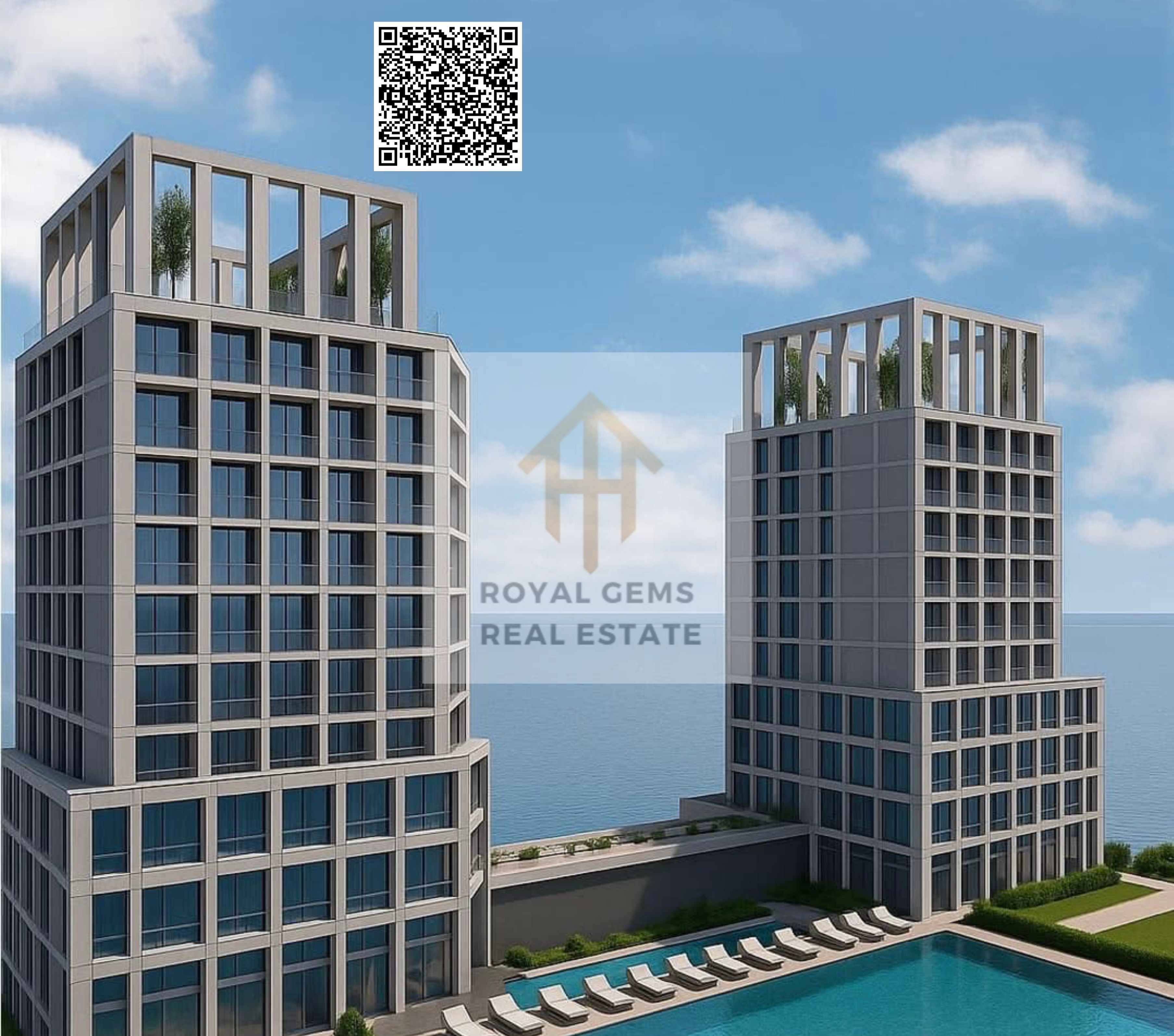 2-luxury 2bhk Apartment with Sea View in Moujan Tower – Ajman
