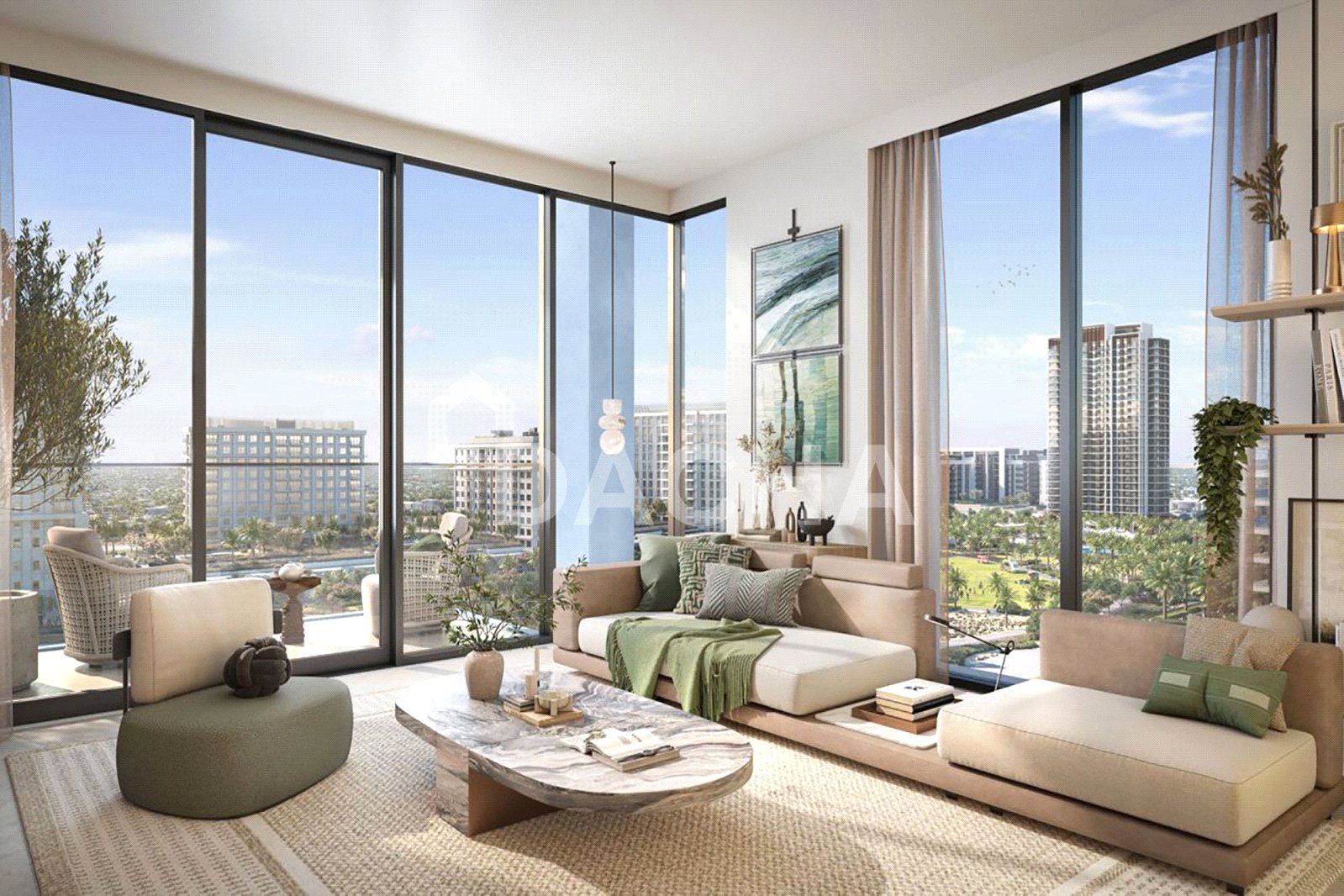 High Floor | Park and Skyline Views | Stylish 1 BR