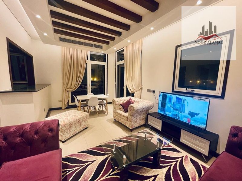 Sharjah, Al Rifaa, Al Heera Beach, new compound, two bedrooms, living room, kitchen, and two bathrooms