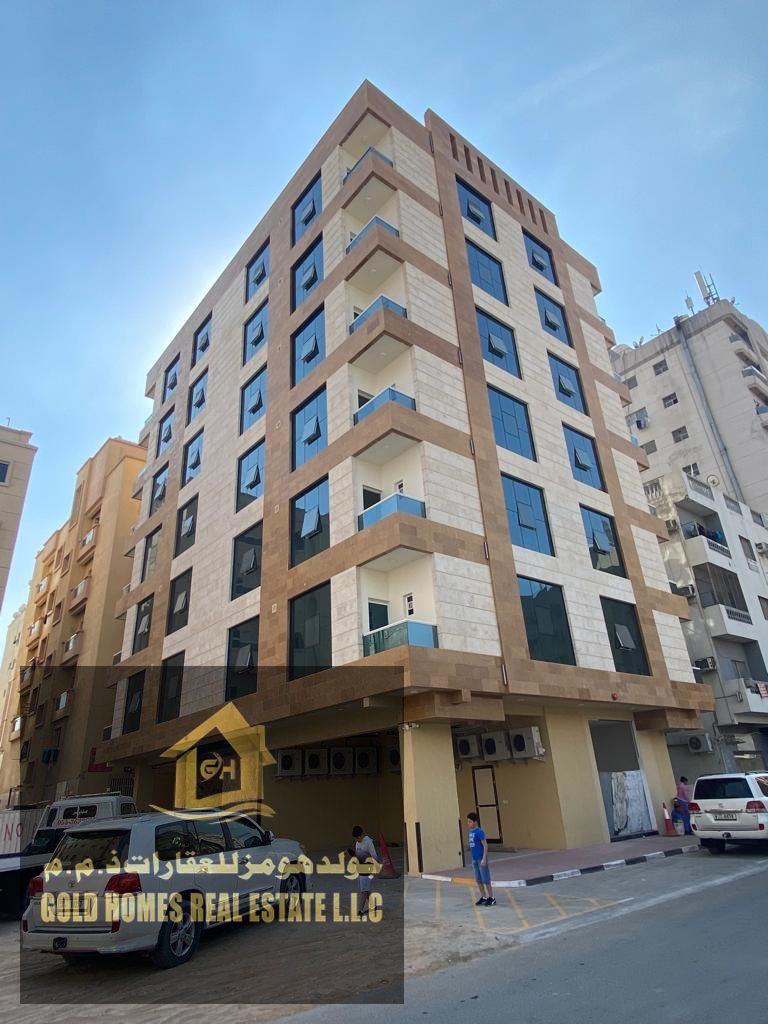 Brand New Building 2 Master Bedrooms + Hall Apartment for Rent in Ajman Industrial 1!