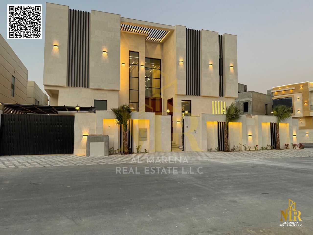 Luxury villa for sale in Al Yasmeen area – Ajman | 3,014 sq ft | 5 master bedrooms + spacious living room and majlis | Priced at only AED 3,200,000