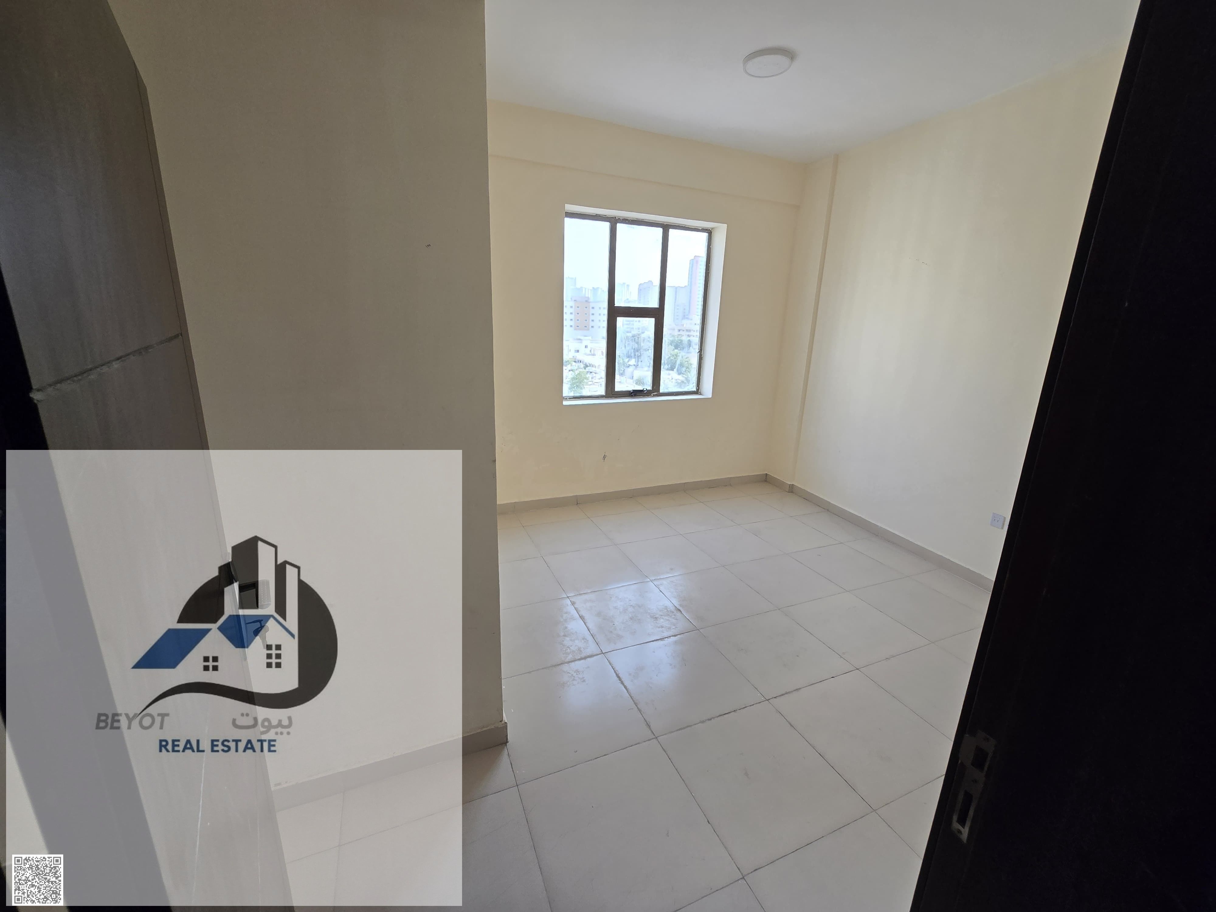 One bedroom and living room apartment for annual rent in Ajman, Al Nakheel 1. First occupancy.