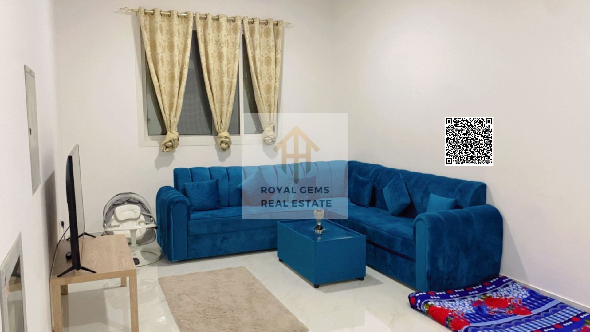 Fully Furnished 1-Bedroom Apartment for Rent in Yesmeen