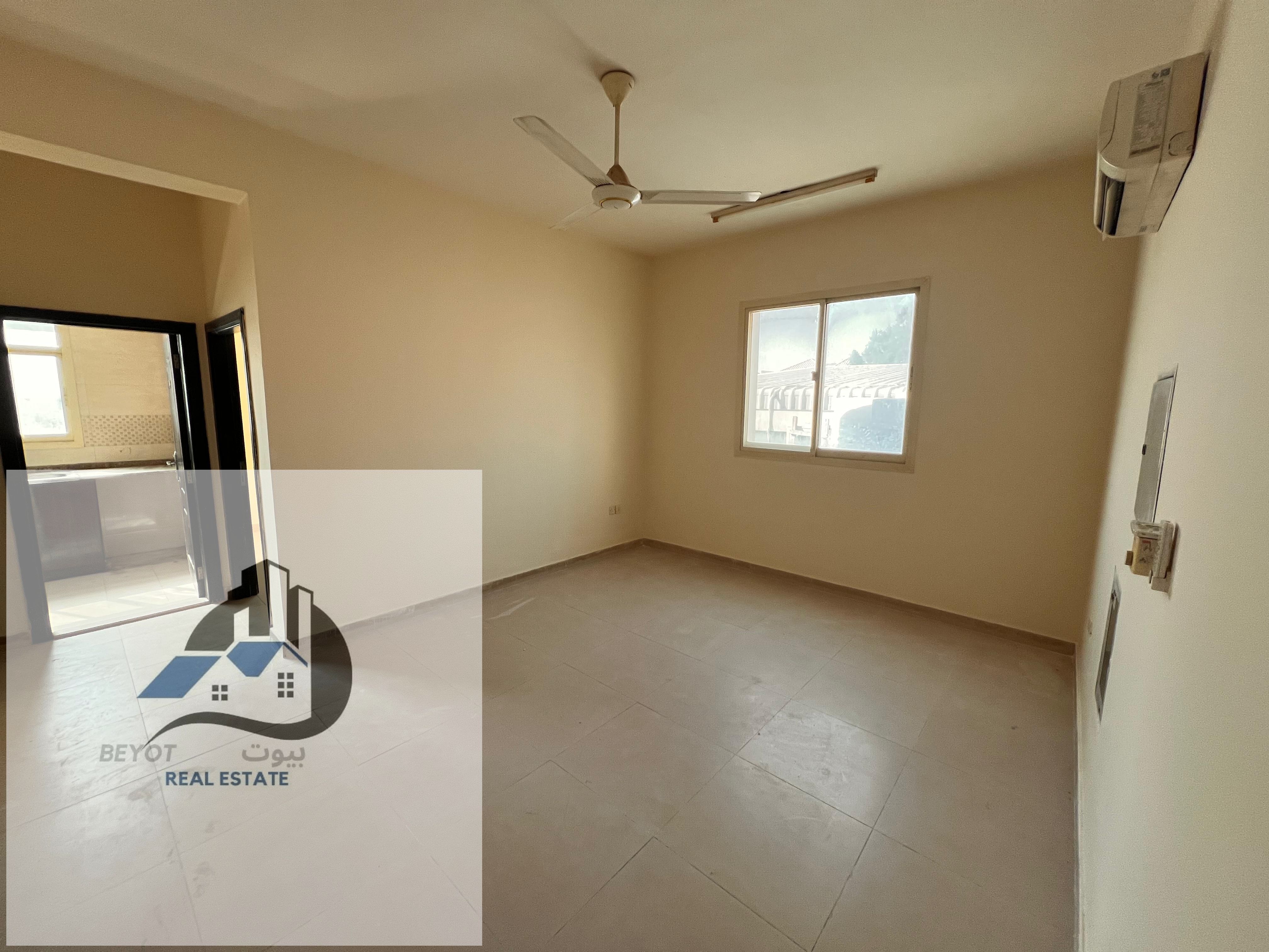 For annual rent: One bedroom and living room, spacious and in a prime location close to services, Al Rawda 3