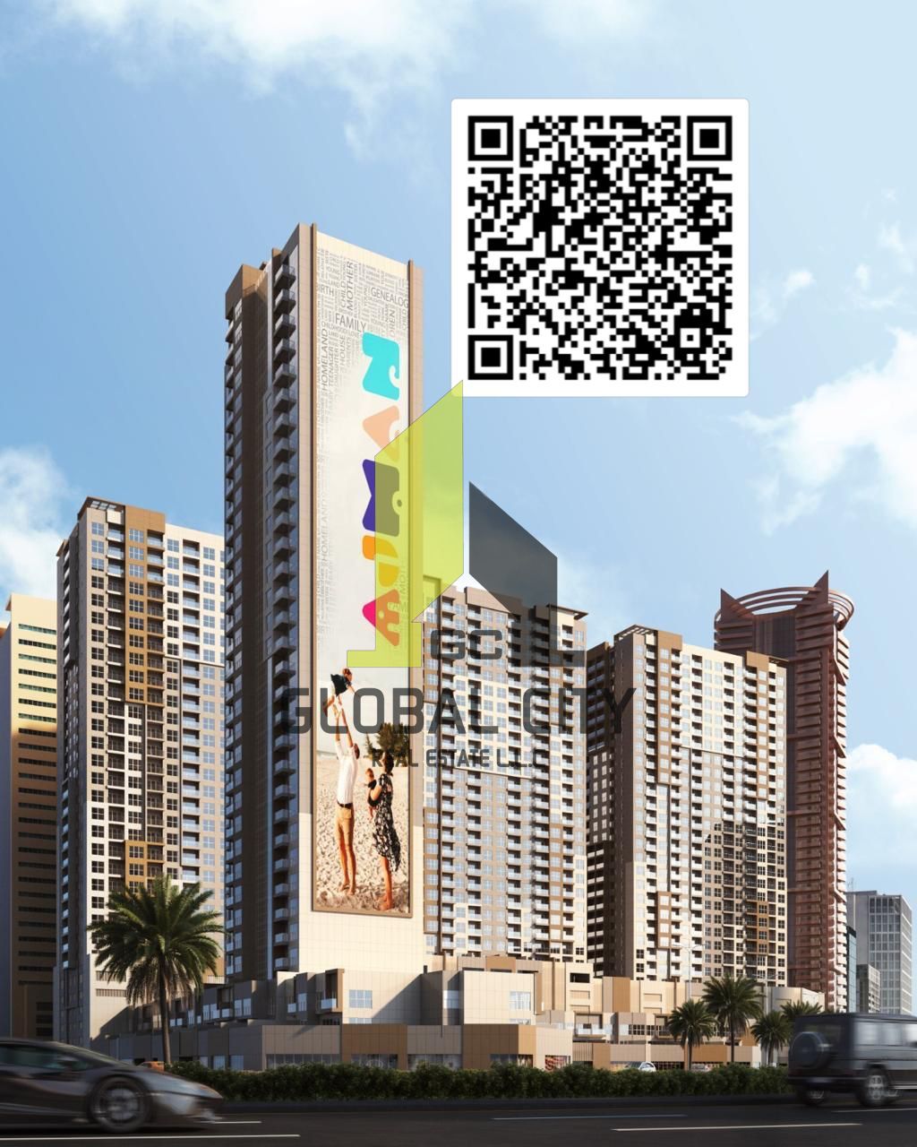 Premium 1-Bedroom Apartment for Sale – Tower B4, Ajman One Phase 2