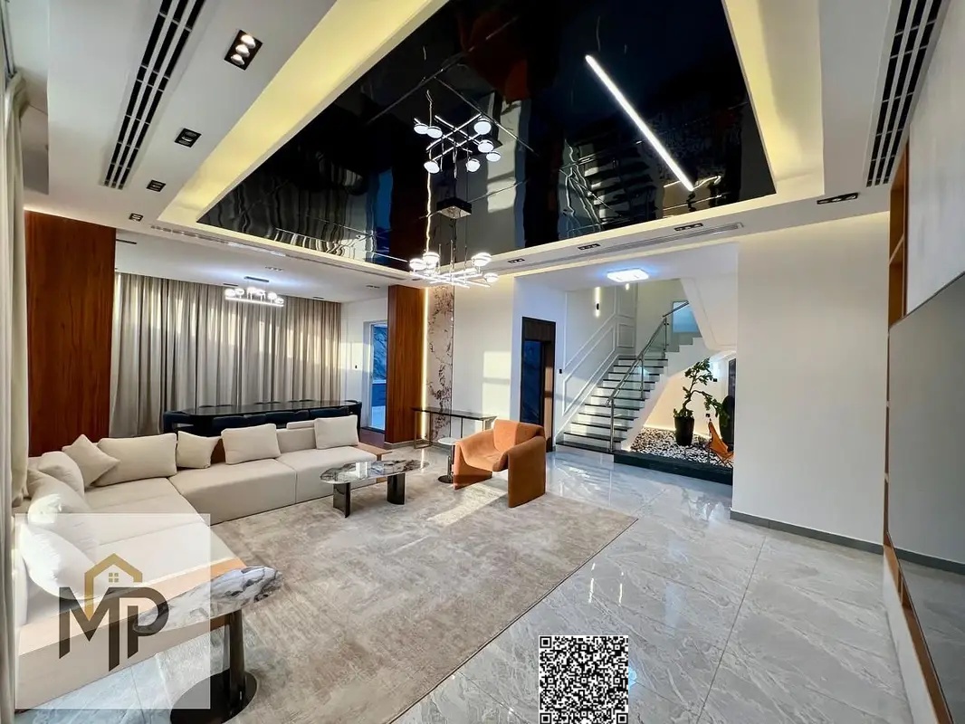 Luxury corner villa - first occupant - elegant and smart finishing | Al Yasmin - Ajman. Includes furniture, electricity, and air conditioning.