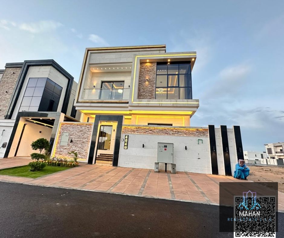 Elegant One-Year-Old Villa for Sale in Al Yasmeen, Ajman | 5 Master Bedrooms | AED 1,650,000