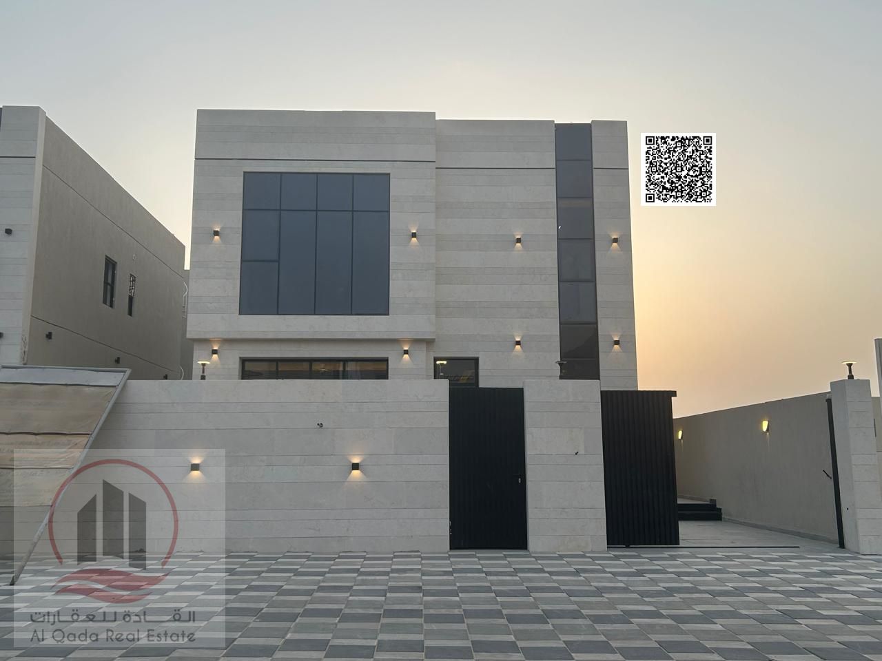 For sale, a villa in Ajman Al Zahia, 4 master rooms, a Majles room, a hall, and a maid’s room, freehold for all nationalities, Installment with out do