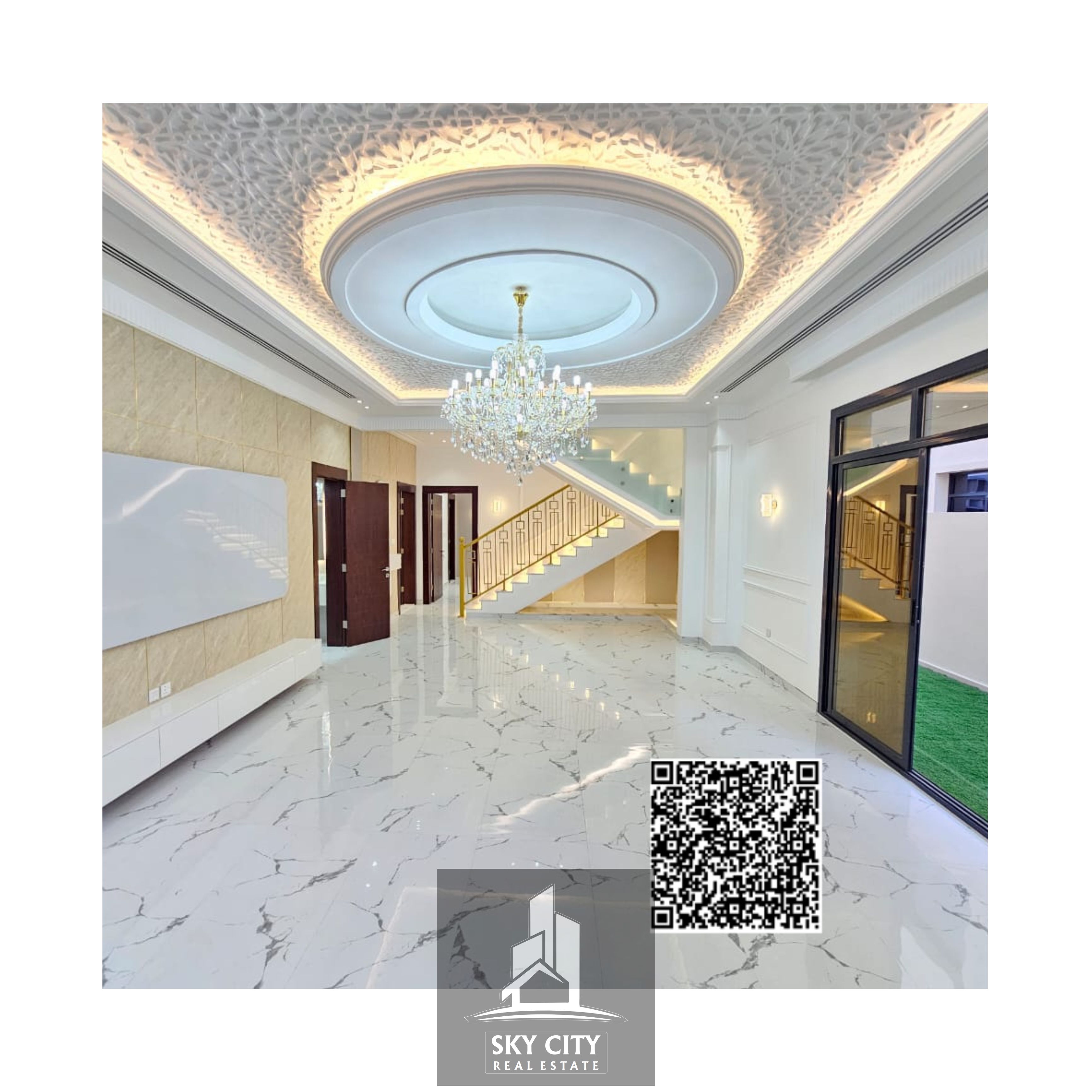 Villa for sale near the main street, classic design