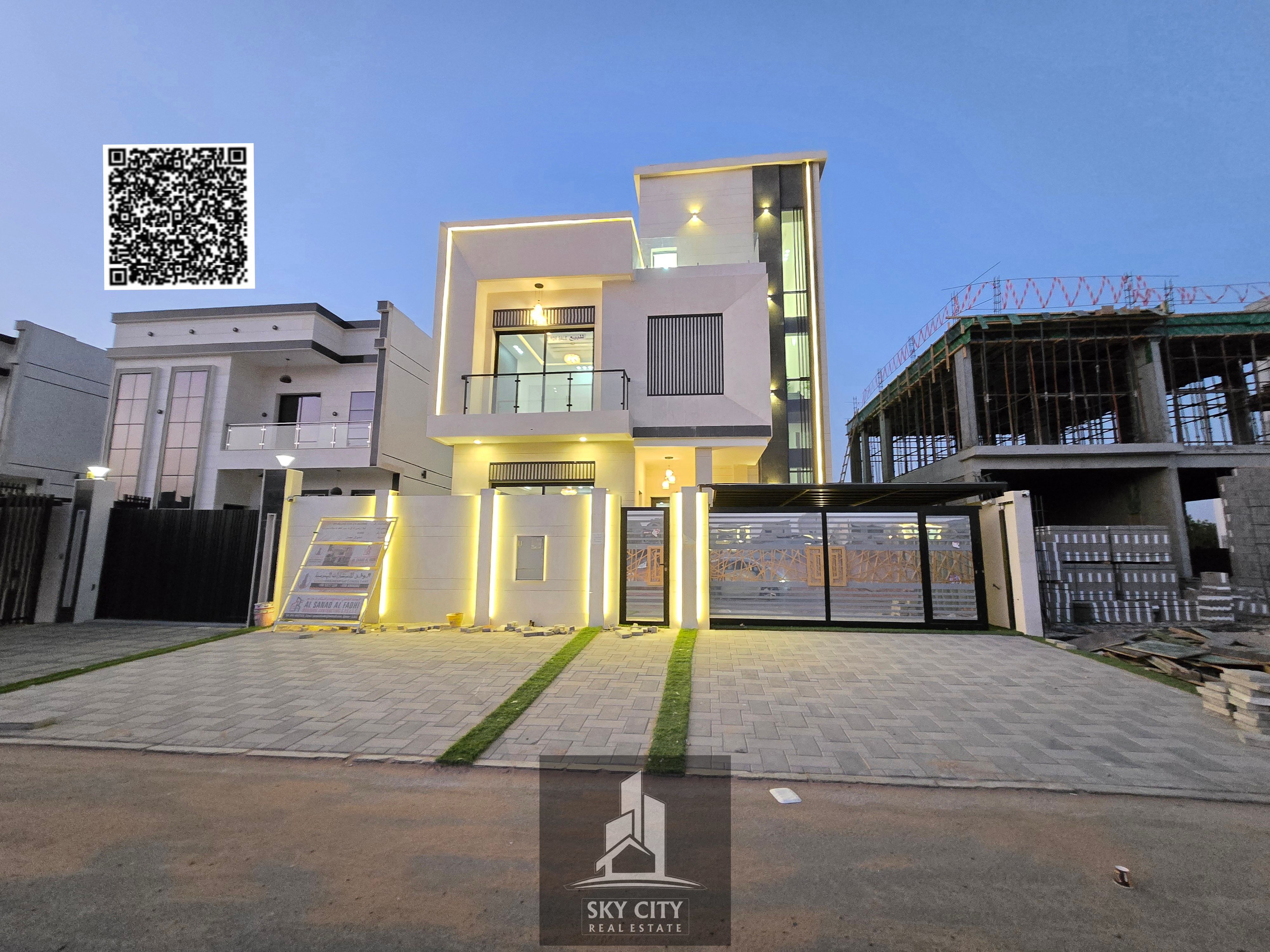 For Sale Villa Near Mosque Ground & First Roof 5 Bedroom Master Near Sheikh Mohammed Bin Zayed Road