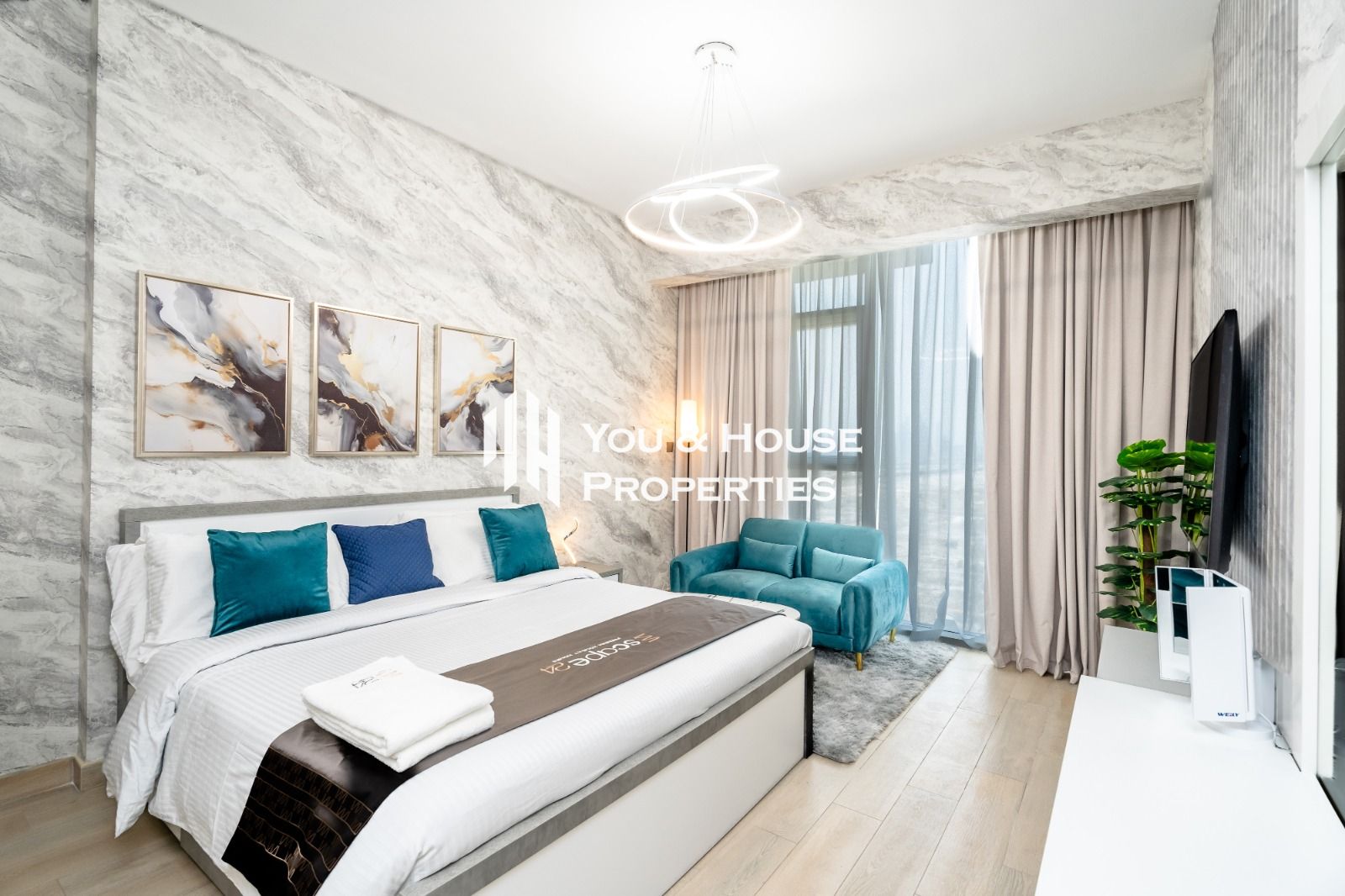 High-End Furnished Studio I Designer Interiors I Book Now