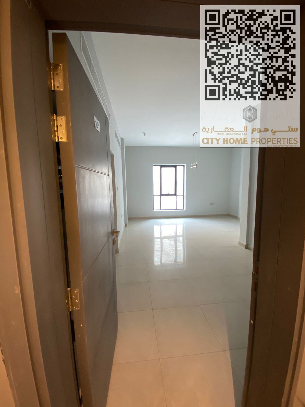 A 1BHK apartment (1 bedroom and living room) in Al Rashidiya, very close to all services. First occupancy, very spacious, in a family building