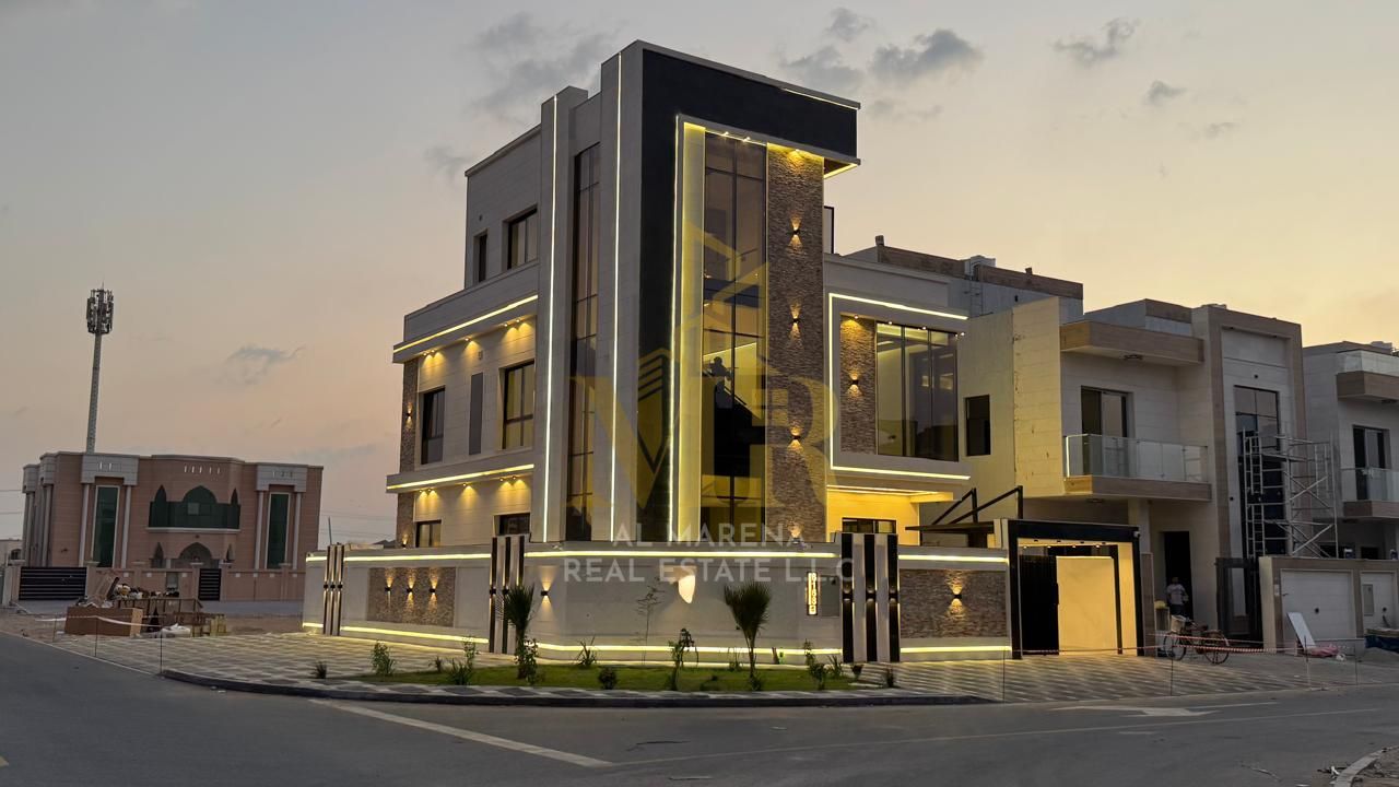 Luxury villa for sale in Ajman – Al Yasmin area | High-end finishes | Spacious area | Attractive price