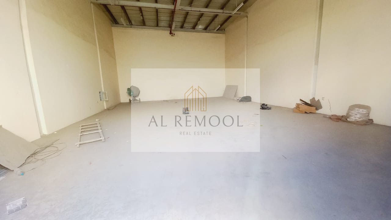 CHEAP PRICE WAREHOUSE 1600/SQFT ONLY FOR STORAGE IN INDUSTRIAL AREA 18 SHARJA