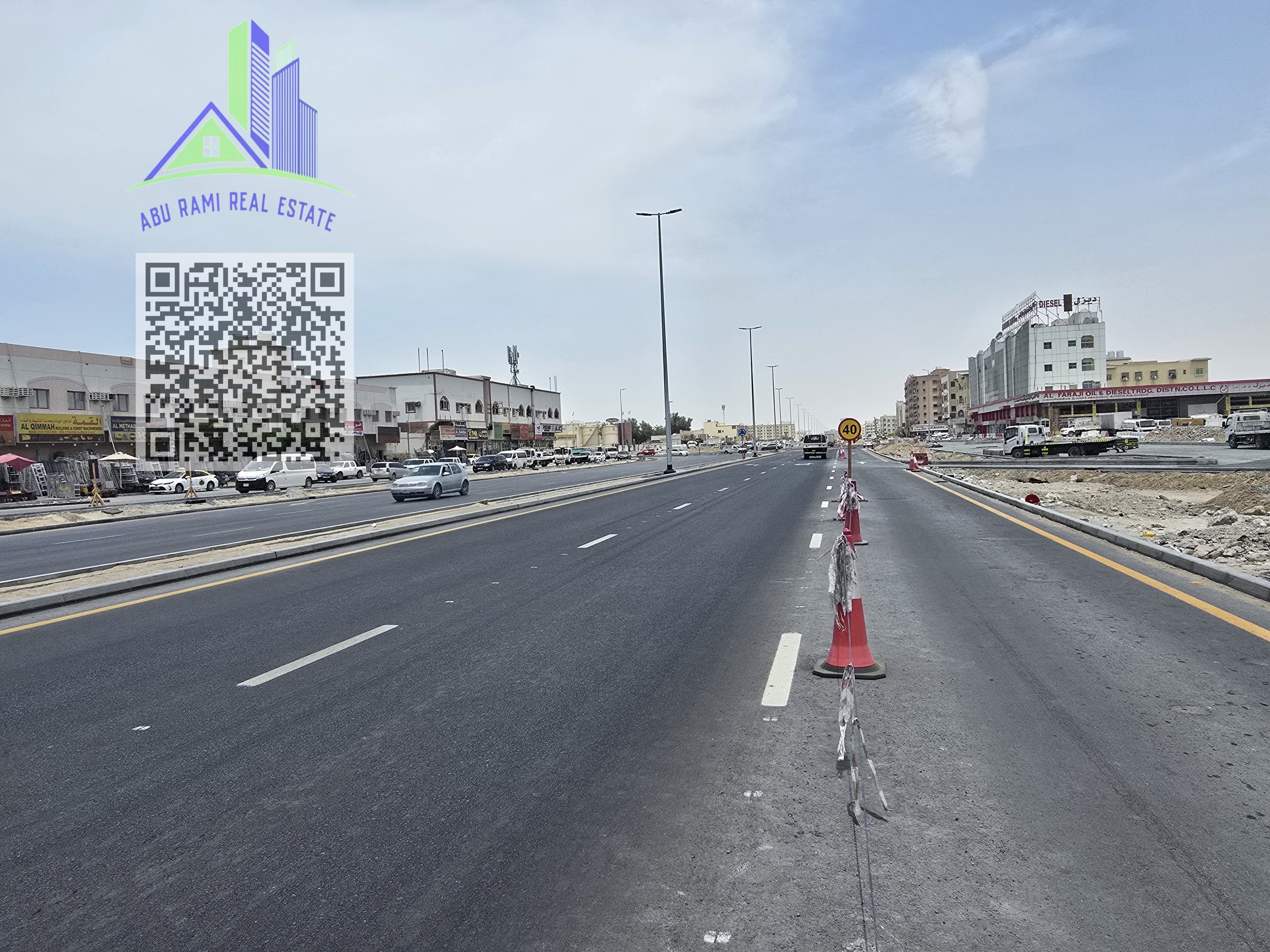 Industrial land for sale in Ajman, Al Jurf area. . . Freehold ownership