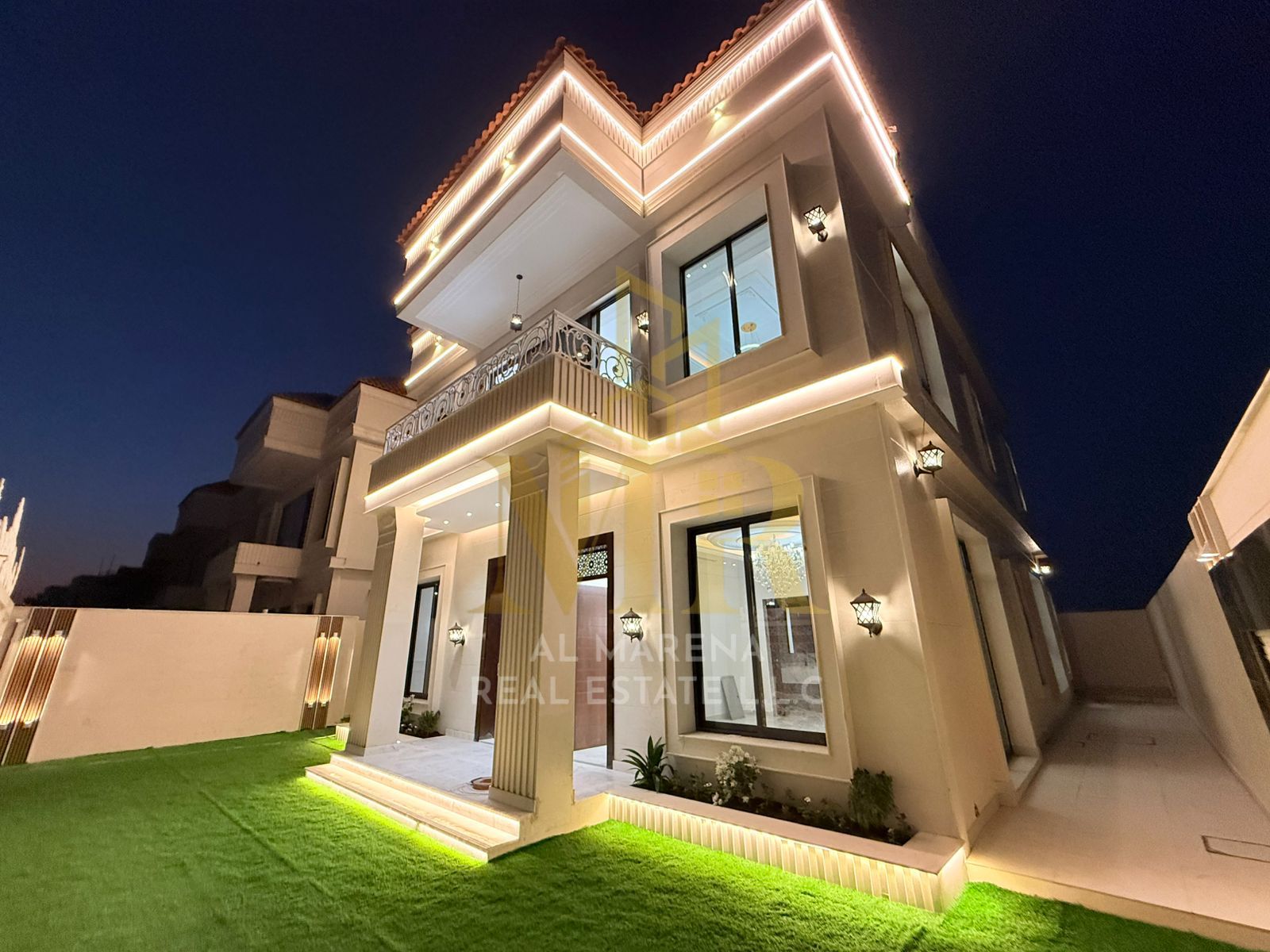 Modern 5-bedroom villa with roof for sale in Al Zahia – Ajman